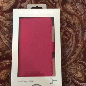 Michael Kors iPhone X phone case